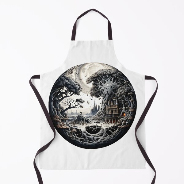 Item preview, Fantasy Zentangle Design in a Circle - Zentangle Tree Style Art designed and sold by AlanPhotoArt.