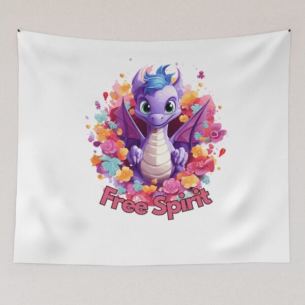 Item preview, Free-spirited Dragon designed and sold by CozyCanvasCrew.