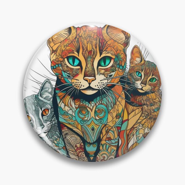 Item preview, Ocicat Collage Art: Feline Personality & Texture in Design designed and sold by DooodleGod.