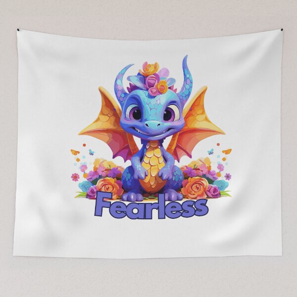 Artikelvorschau, Fearless Dragon entworfen und verkauft von CozyCanvasCrew.