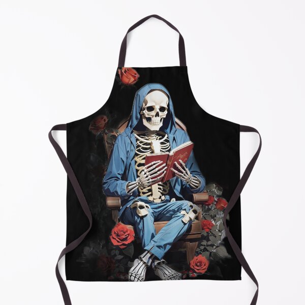 Item preview, Skeleton Man and Roses: A Gothic and Floral for Book Lovers and Skeleton Fans designed and sold by zoughlal.