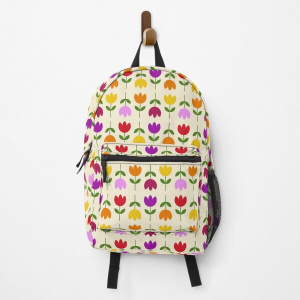 Item preview, Scandinavian Style Colorful on Cream Flower Pattern designed and sold by NataliePaskell.