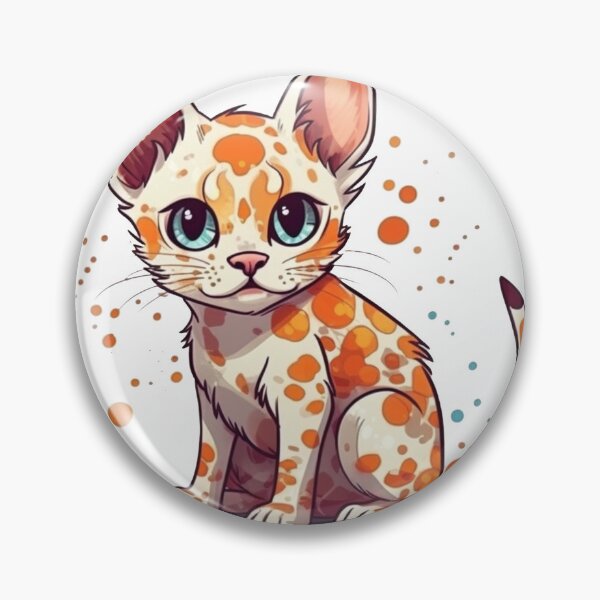 Item preview, Colorful Portrait Art of Ocicats - Feline Enthusiasts designed and sold by DooodleGod.