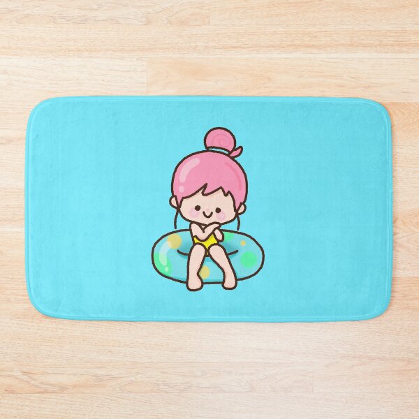 Item preview, Girl with swim ring in swimming pool	 designed and sold by nuchz.