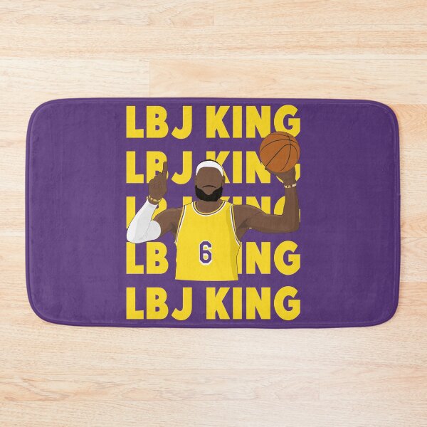 Item preview, LBJ King - Los Angeles  designed and sold by BuzzerBeater00.