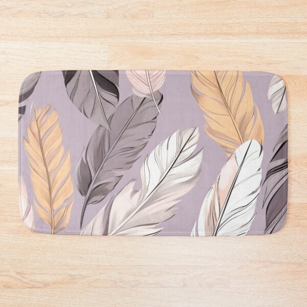 Item preview, Feathers - Lavender, olive green, peach, gray, silver 4 designed and sold by Highlandkings.