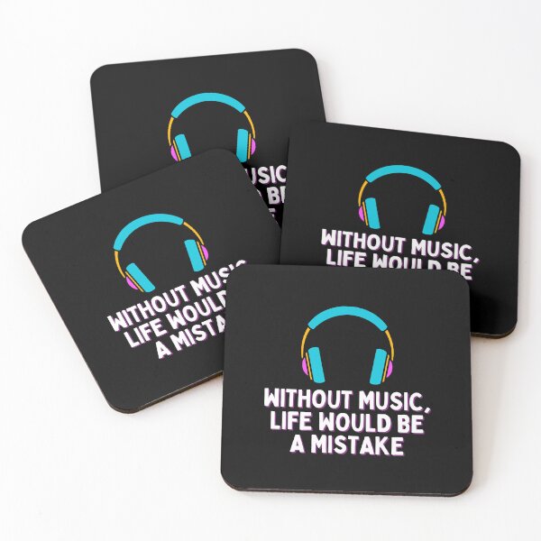 Item preview, Without Music Life Would Be A Mistake designed and sold by StickerSparkle.