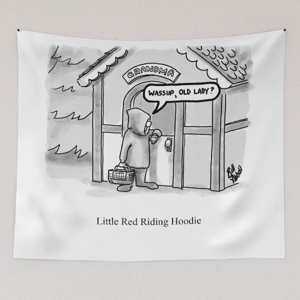 Item preview, Classic Little Red Riding Hoodie Cartoon designed and sold by abbottoons.