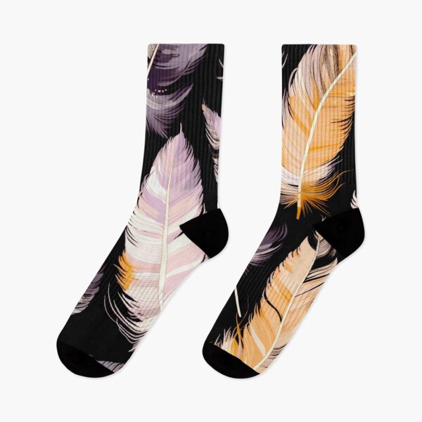 Item preview, Feathers - Lavender, peach, ivory, gold, black 2 designed and sold by Highlandkings.