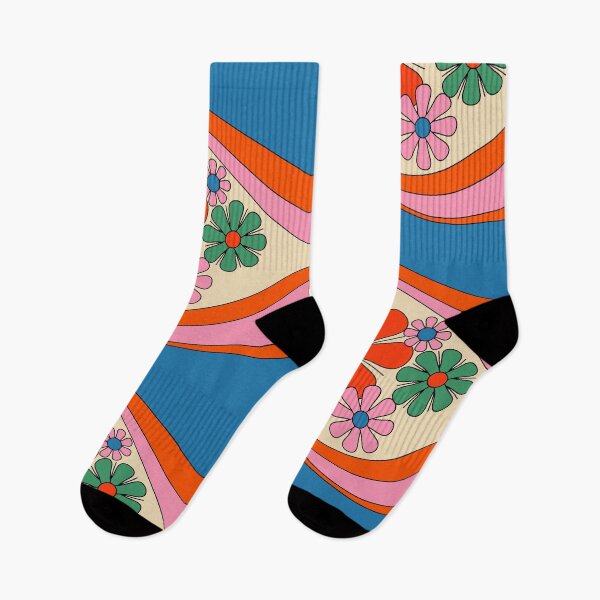 Item preview, Floral Daydream Colorful Retro 60s 70s Flower Pattern designed and sold by kierkegaard.