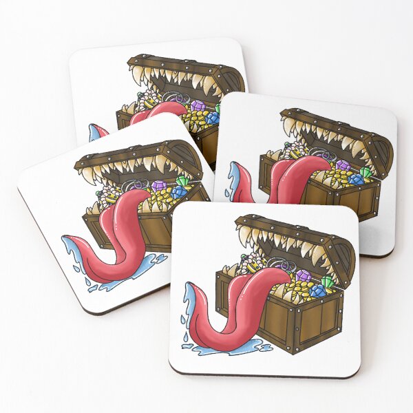 Item preview, Mimic Treasure Chest designed and sold by PastelPlaythings.