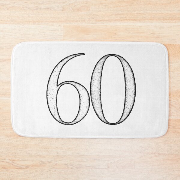 Item preview, Dotart/Dotwork illustration of Number 60 designed and sold by MagnetitaBySil.