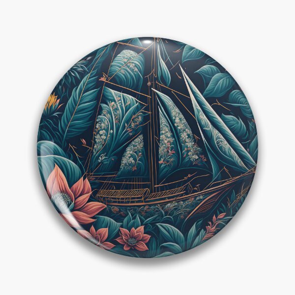 Item preview, Sailboat In Flower Design designed and sold by Art Intelligence.