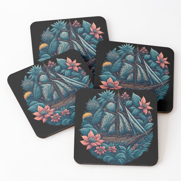Item preview, Sailboat In Flower Design designed and sold by Art Intelligence.