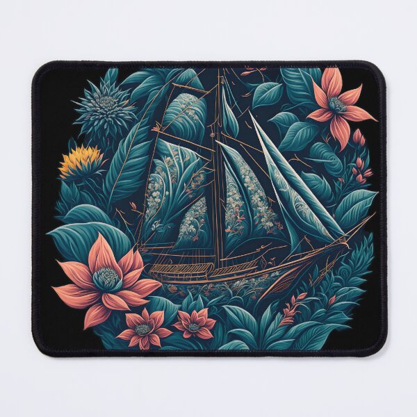 Item preview, Sailboat In Flower Design designed and sold by Art Intelligence.