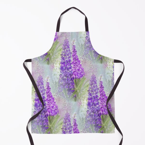 Item preview, Lupins in a Cottage Garden designed and sold by Clare Walker.