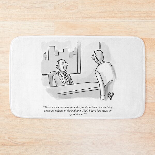 Item preview, Classic Firefighter Business Cartoon designed and sold by abbottoons.