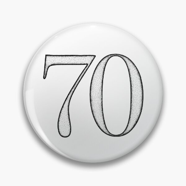 Item preview, Dotart/Dotwork illustration of Number 70 designed and sold by MagnetitaBySil.