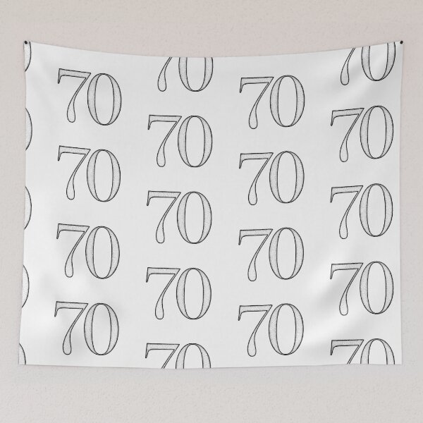 Item preview, Dotart/Dotwork illustration of Number 70 designed and sold by MagnetitaBySil.