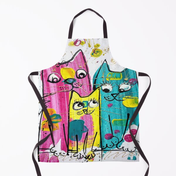 Item preview, Cute cat family group illustration designed and sold by AndrewAlanArt.