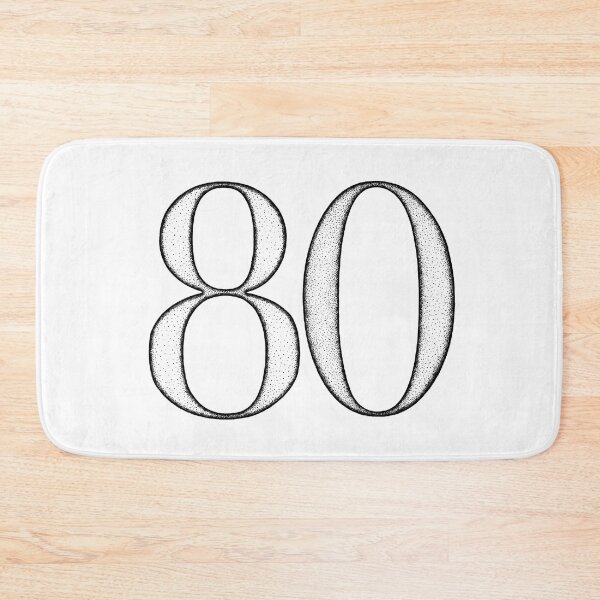 Item preview, Dotart/Dotwork illustration of Number 80 designed and sold by MagnetitaBySil.