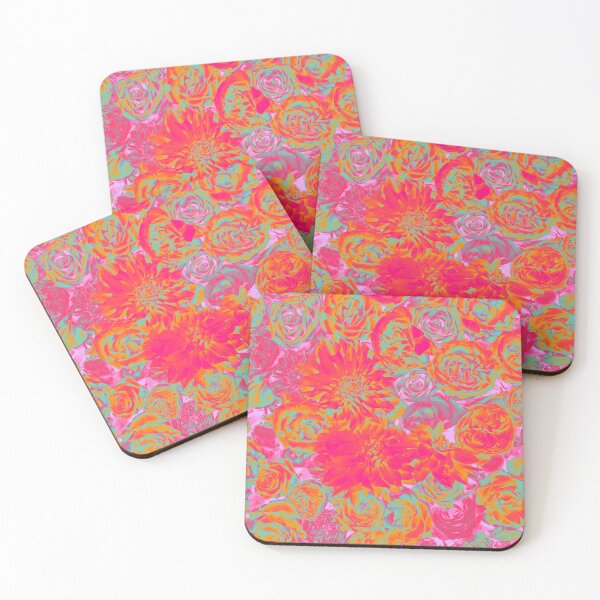 Item preview, Psychedelic Aesthetic Roses in Red and Pink designed and sold by Trish Dish.