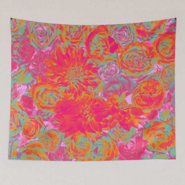 Item preview, Psychedelic Aesthetic Roses in Red and Pink designed and sold by Trish Dish.