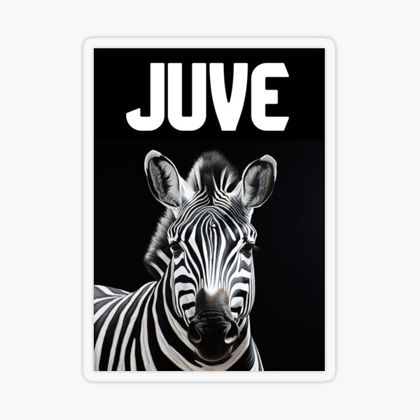 Forza Juve White Black Sticker for Sale by VRedBaller