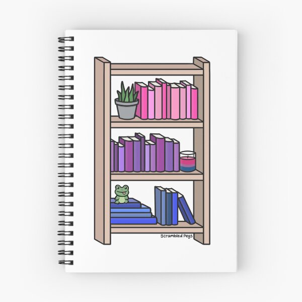 Item preview, Bisexual Pride Bookcase designed and sold by scrambledpegs.