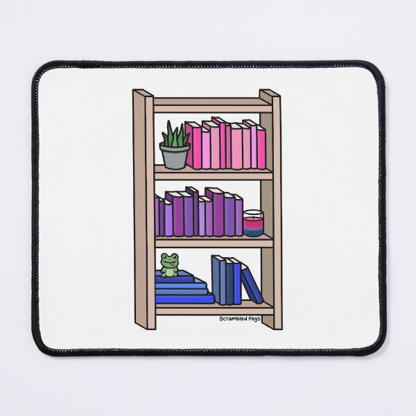 Item preview, Bisexual Pride Bookcase designed and sold by scrambledpegs.