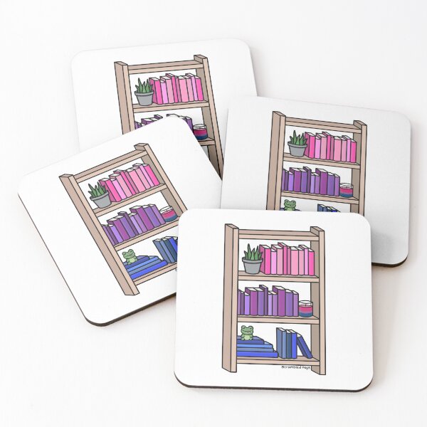 Item preview, Bisexual Pride Bookcase designed and sold by scrambledpegs.