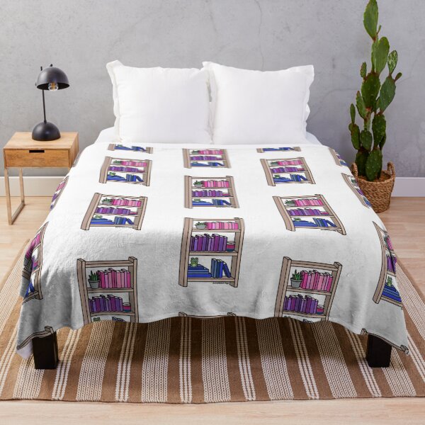 Item preview, Bisexual Pride Bookcase designed and sold by scrambledpegs.