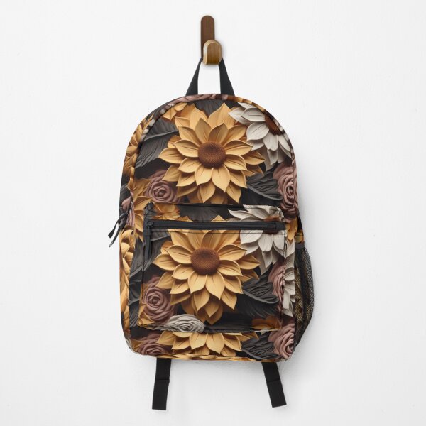Item preview, 3D Flower pattern with sunflowers and roses designed and sold by Beth Brink.