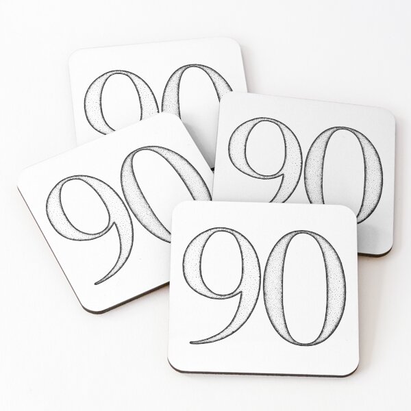 Item preview, Dotart/Dotwork illustration of Number 90 designed and sold by MagnetitaBySil.