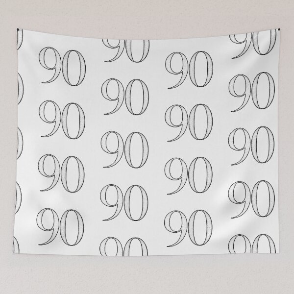 Item preview, Dotart/Dotwork illustration of Number 90 designed and sold by MagnetitaBySil.