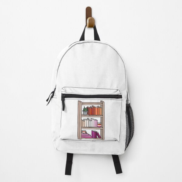 Item preview, Lesbian Pride Bookcase designed and sold by scrambledpegs.