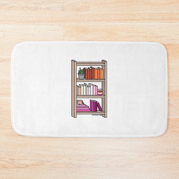 Item preview, Lesbian Pride Bookcase designed and sold by scrambledpegs.