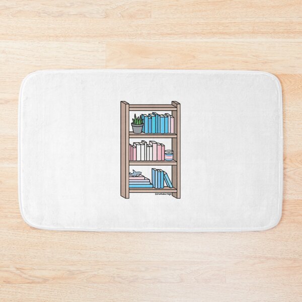 Item preview, Trans Pride Bookcase designed and sold by scrambledpegs.