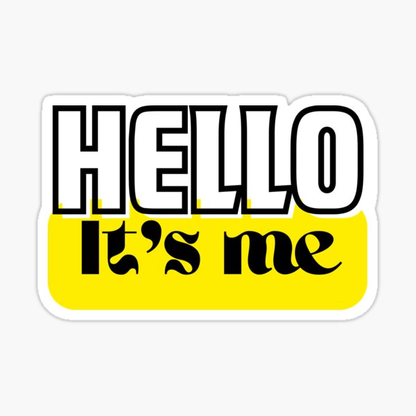 Hello Its Me Oi Gente Sticker - Hello Its Me Oi Gente Hi People