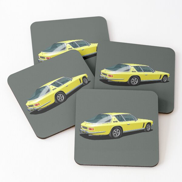 Artikelvorschau, Jensen Interceptor III in Gelb entworfen und verkauft von candc-retro.