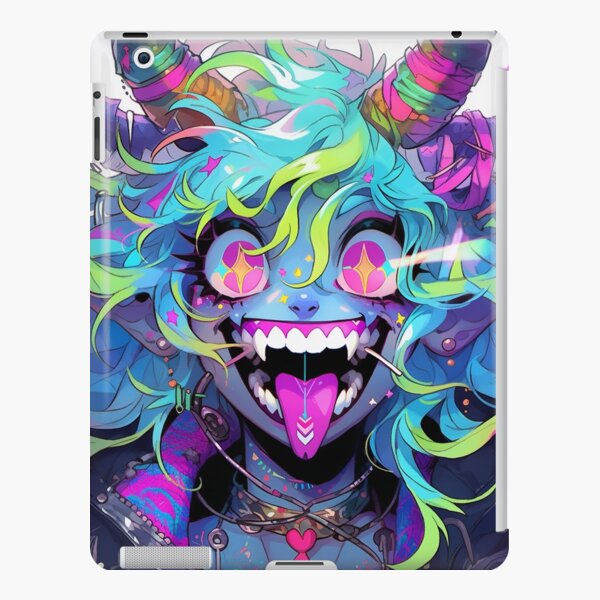 Cute Mischievous Little Demon Anime Girl  iPad Case & Skin for Sale by  bubblegoth