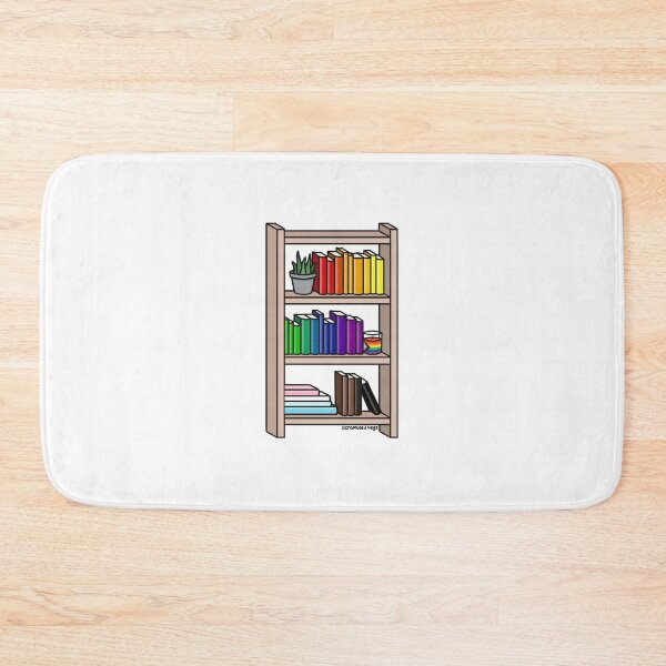 Item preview, Progress Pride Rainbow Bookcase designed and sold by scrambledpegs.
