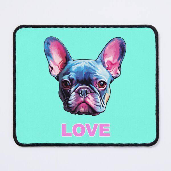 Item preview, French bulldog pink and blue. designed and sold by Dream-Way.