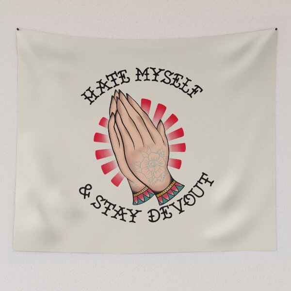 Item preview, Hot Mulligan Prayer Hands designed and sold by HaleighMade.