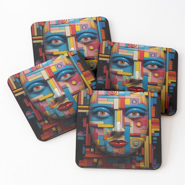 Item preview, Cubist Dreams: A Surreal Urban Portrait designed and sold by a4mbs.