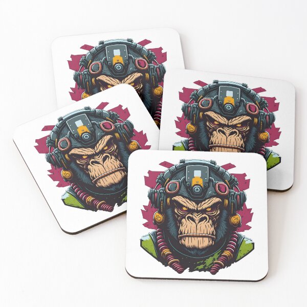 Item preview, Commander Monkey designed and sold by BearsAndSkulls.