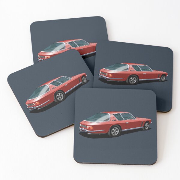 Artikelvorschau, Jensen Interceptor III in Rot entworfen und verkauft von candc-retro.