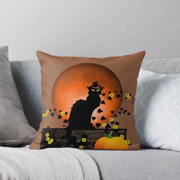 Artikelvorschau, Chat Noir Thanksgiving entworfen und verkauft von HolidayBug.