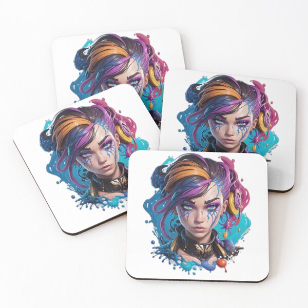 Item preview, Rainbow Splash - Young Girl Crying Blue Tears designed and sold by DeevaValli.
