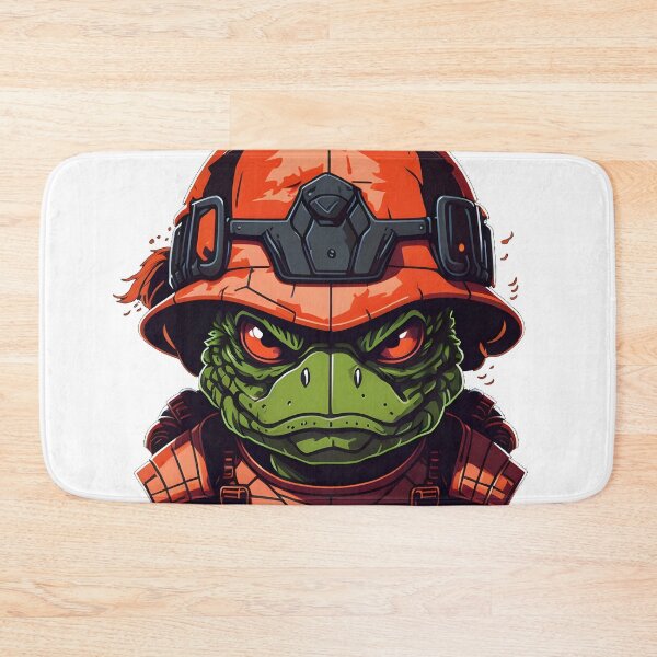 Item preview, Turtle with helmet designed and sold by BearsAndSkulls.